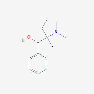 2-(Dimethylamino)-2-methyl-1-phenylbutan-1-ol