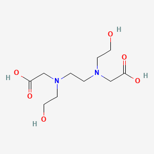 2-[2-[Carboxymethyl(2-hydroxyethyl)amino]ethyl-(2-hydroxyethyl)amino]acetic acid