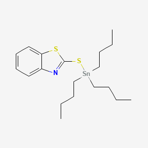 2-[(Tributylstannyl)sulfanyl]-1,3-benzothiazole