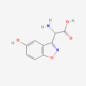 2-Amino-2-(5-hydroxybenzo[d]isoxazol-3-yl)acetic acid