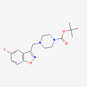 Tert-butyl 4-((5-fluorobenzo[d]isoxazol-3-yl)methyl)piperazine-1-carboxylate