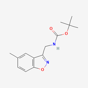 Tert-butyl ((5-methylbenzo[d]isoxazol-3-yl)methyl)carbamate