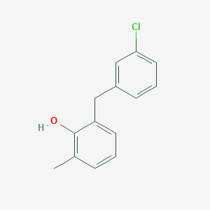 2-(3-Chlorobenzyl)-6-methylphenol