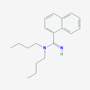 N,N-dibutylnaphthalene-1-carboximidamide