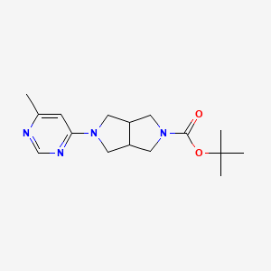 tert-butyl 5-(6-methylpyrimidin-4-yl)hexahydropyrrolo[3,4-c]pyrrole-2(1H)-carboxylate