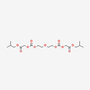 Bis(2-methylpropyl) 4,12-dioxo-3,5,8,11,13-pentaoxapentadecane-1,15-dioate