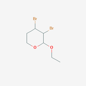 3,4-Dibromo-2-ethoxyoxane