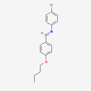 (E)-N-(4-Bromophenyl)-1-(4-butoxyphenyl)methanimine