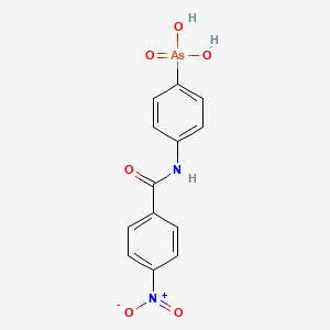 {4-[(4-Nitrobenzoyl)amino]phenyl}arsonic acid