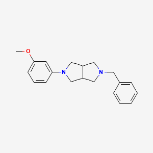 molecular formula C20H24N2O B1473085 2-苄基-5-(3-甲氧基苯基)八氢吡咯并[3,4-c]吡咯 CAS No. 2098091-02-0