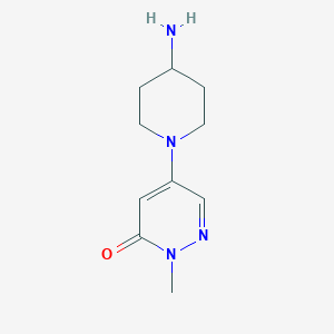 5-(4-aminopiperidin-1-yl)-2-methylpyridazin-3(2H)-one