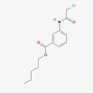 Pentyl 3-[(chloroacetyl)amino]benzoate