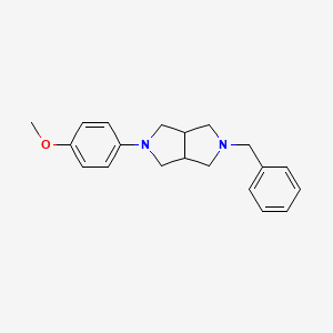 molecular formula C20H24N2O B1473101 2-Benzyl-5-(4-methoxyphenyl)octahydropyrrolo[3,4-c]pyrrole CAS No. 2098015-75-7