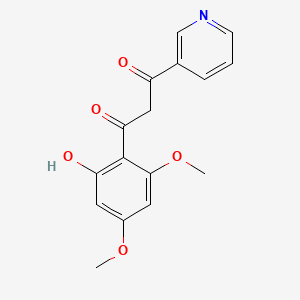 1-(2-Hydroxy-4,6-dimethoxyphenyl)-3-(pyridin-3-yl)propane-1,3-dione