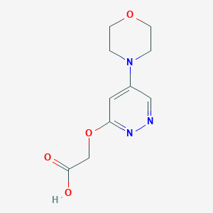 2-((5-Morpholinopyridazin-3-yl)oxy)acetic acid