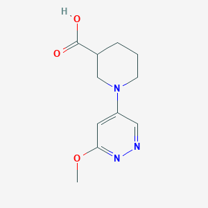 1-(6-Methoxypyridazin-4-yl)piperidine-3-carboxylic acid