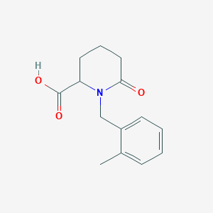 1-(2-Methylbenzyl)-6-oxopiperidine-2-carboxylic acid
