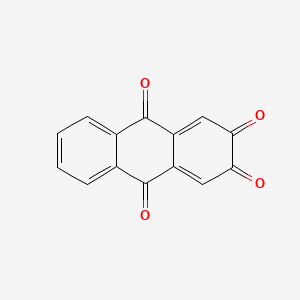 molecular formula C14H6O4 B14731056 Anthracene-2,3,9,10-tetrone CAS No. 5599-74-6