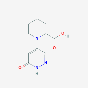 1-(6-Hydroxypyridazin-4-yl)piperidine-2-carboxylic acid