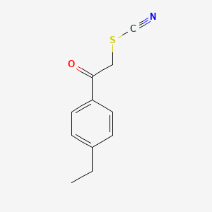 2-(4-Ethylphenyl)-2-oxoethyl thiocyanate