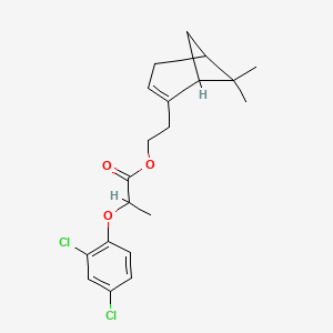 2-(6,6-Dimethyl-4-bicyclo[3.1.1]hept-3-enyl)ethyl 2-(2,4-dichlorophenoxy)propanoate