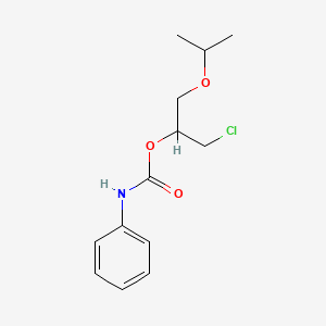 1-Chloro-3-(propan-2-yloxy)propan-2-yl phenylcarbamate