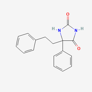 5-Phenyl-5-(2-phenylethyl)imidazolidine-2,4-dione