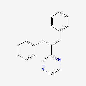 2-(1,3-Diphenylpropan-2-yl)pyrazine