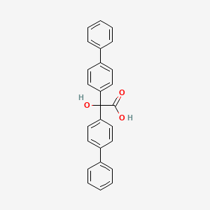 Di[1,1'-biphenyl]-4-yl(hydroxy)acetic acid