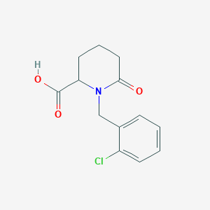 1-(2-Chlorobenzyl)-6-oxopiperidine-2-carboxylic acid