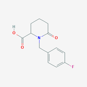 1-(4-Fluorobenzyl)-6-oxopiperidine-2-carboxylic acid