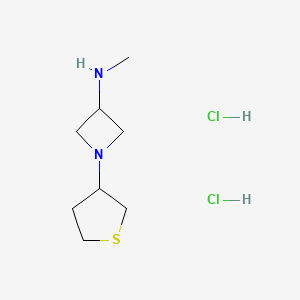 N-methyl-1-(tetrahydrothiophen-3-yl)azetidin-3-amine dihydrochloride