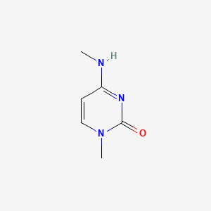 2(1H)-Pyrimidinone, 4-amino-1,N-dimethyl-