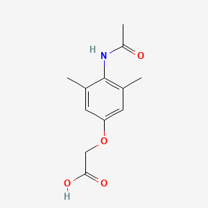 2-(4-Acetamido-3,5-dimethylphenoxy)acetic acid