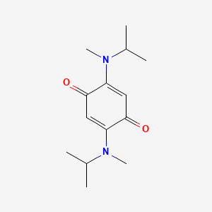 2,5-Bis[methyl(propan-2-yl)amino]cyclohexa-2,5-diene-1,4-dione