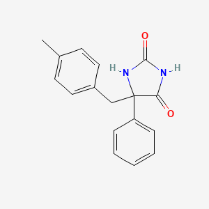 5-[(4-Methylphenyl)methyl]-5-phenylimidazolidine-2,4-dione