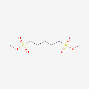 molecular formula C7H16O6S2 B14731632 Dimethyl pentane-1,5-disulfonate CAS No. 6270-30-0