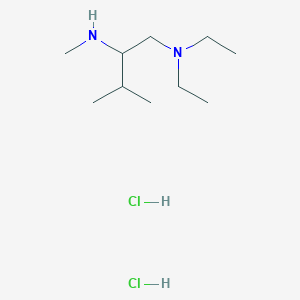 molecular formula C10H26Cl2N2 B1473181 N1,N1-diethyl-N2,3-dimethylbutane-1,2-diamine dihydrochloride CAS No. 2098095-97-5