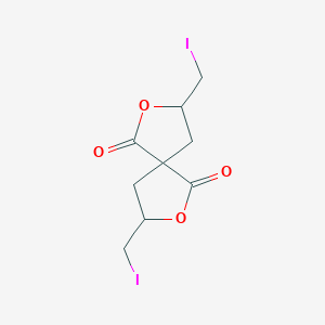 2,7-Dioxaspiro[4.4]nonane-1,6-dione, 3,8-bis(iodomethyl)-