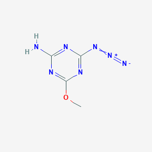 4-Azido-6-methoxy-1,3,5-triazin-2-amine