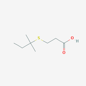 3-(2-Methylbutan-2-ylsulfanyl)propanoic acid