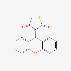 3-(9H-xanthen-9-yl)-1,3-thiazolidine-2,4-dione