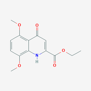 Ethyl 5,8-dimethoxy-4-oxo-1,4-dihydroquinoline-2-carboxylate