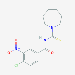 N-(azepane-1-carbothioyl)-4-chloro-3-nitro-benzamide