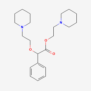 2-(Piperidin-1-yl)ethyl phenyl[2-(piperidin-1-yl)ethoxy]acetate