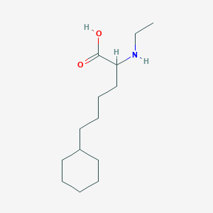 6-Cyclohexyl-2-(ethylamino)hexanoic acid