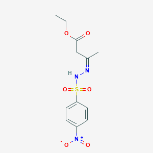 ethyl (3Z)-3-[(4-nitrophenyl)sulfonylhydrazinylidene]butanoate