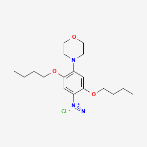 Benzenediazonium, 2,5-dibutoxy-4-(4-morpholinyl)-, chloride