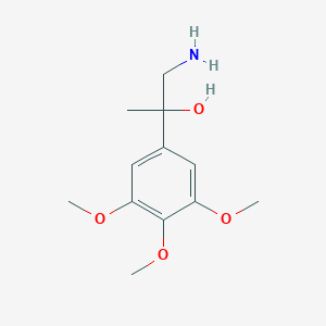 molecular formula C12H19NO4 B1473257 1-氨基-2-(3,4,5-三甲氧基苯基)丙烷-2-醇 CAS No. 1447967-22-7