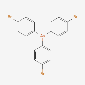 Tris(4-bromophenyl)arsane